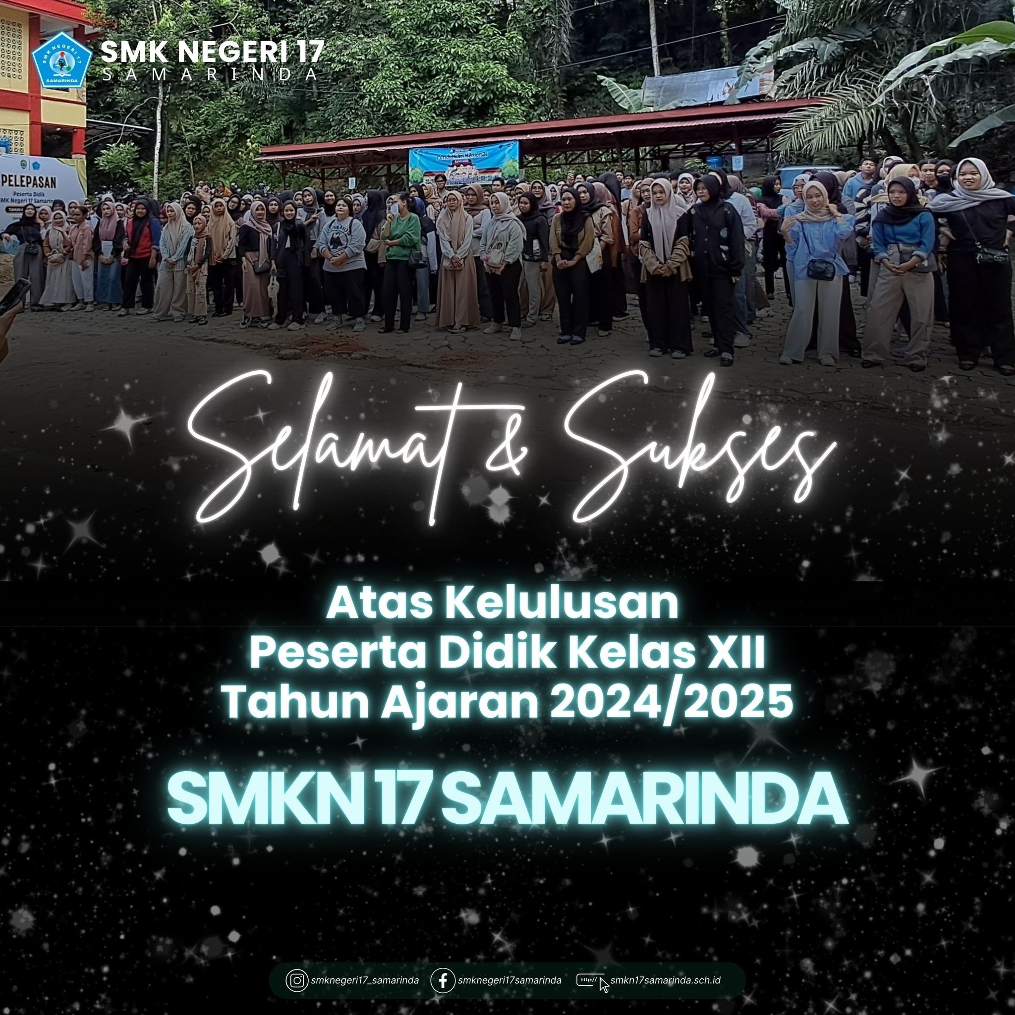 Pengumuman kelulusan SMK Negeri 17 Samarinda 2024/2025 Pengumuman kelulusan SMK Negeri 17 Samarinda 2024/2025