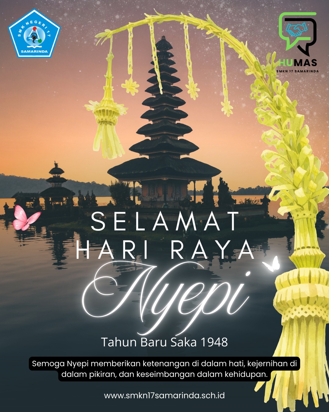 Selamat hari Raya Nyepi bagi umat Hindu