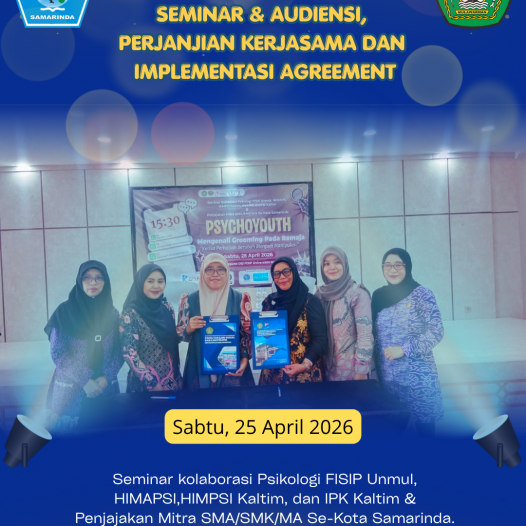Seminar dan Penjajakan Kerjasama SMKN 17 Samarinda dengan Fakultas FISIP Unmul, 26 April 2026