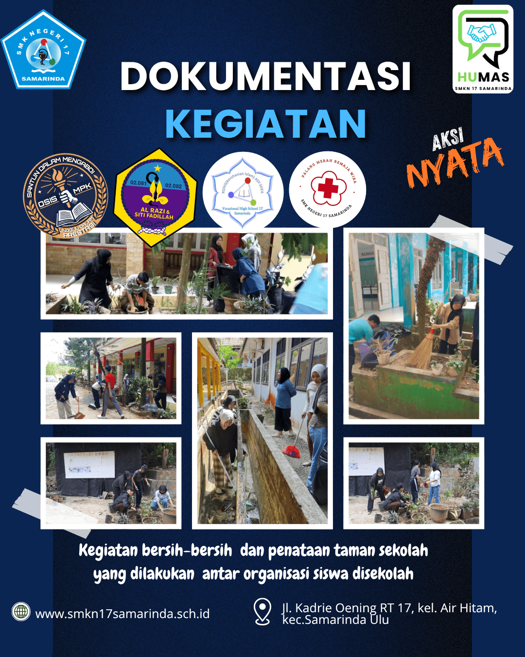 Aksi Nyata Organisasi Kesiswaan Sekolah untuk menciptakan suasana pembelajaran yang nyaman, 26 April 2026