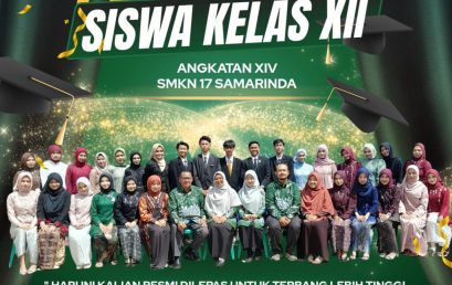 SMKN 17 Samarinda melaksanakan pelepasan siswa kelas XII dengan sederhana tapi sangat berkesan, 16 Mei 2026