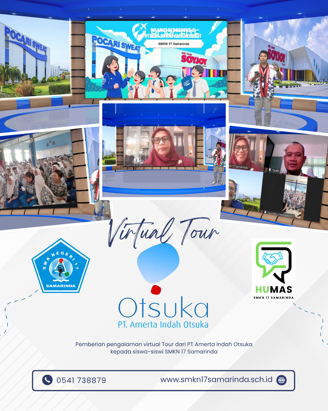 SMKN 17 Samarinda Virtual Tour di PT Amerta Indah Otsuka, 21 April 2026
