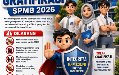 SMKN 17 Samarinda tidak menerima Gratifikasi dalam SPMB 2026