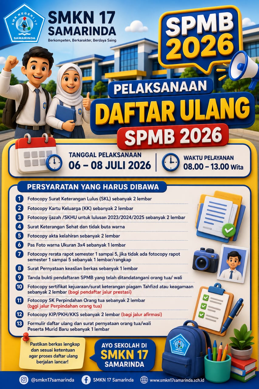 Jadwal Daftar Ulang SPMB 2026 Jadwal Daftar Ulang SPMB 2026