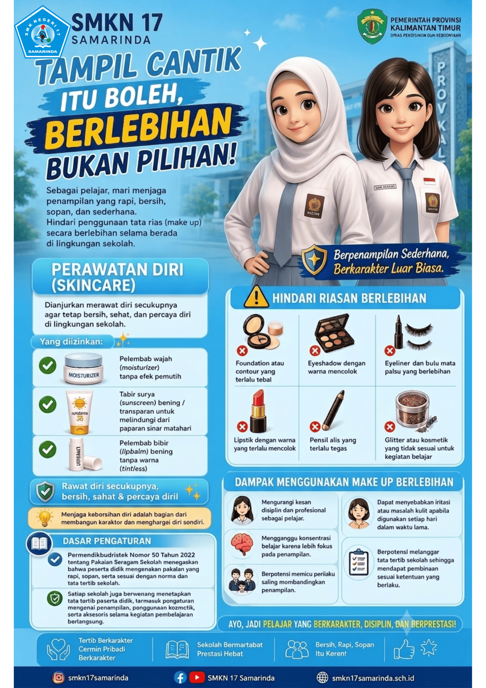 Berpenampilan cantik boleh saja, tapi jangan berlebihan Berpenampilan cantik boleh saja, tapi jangan berlebihan