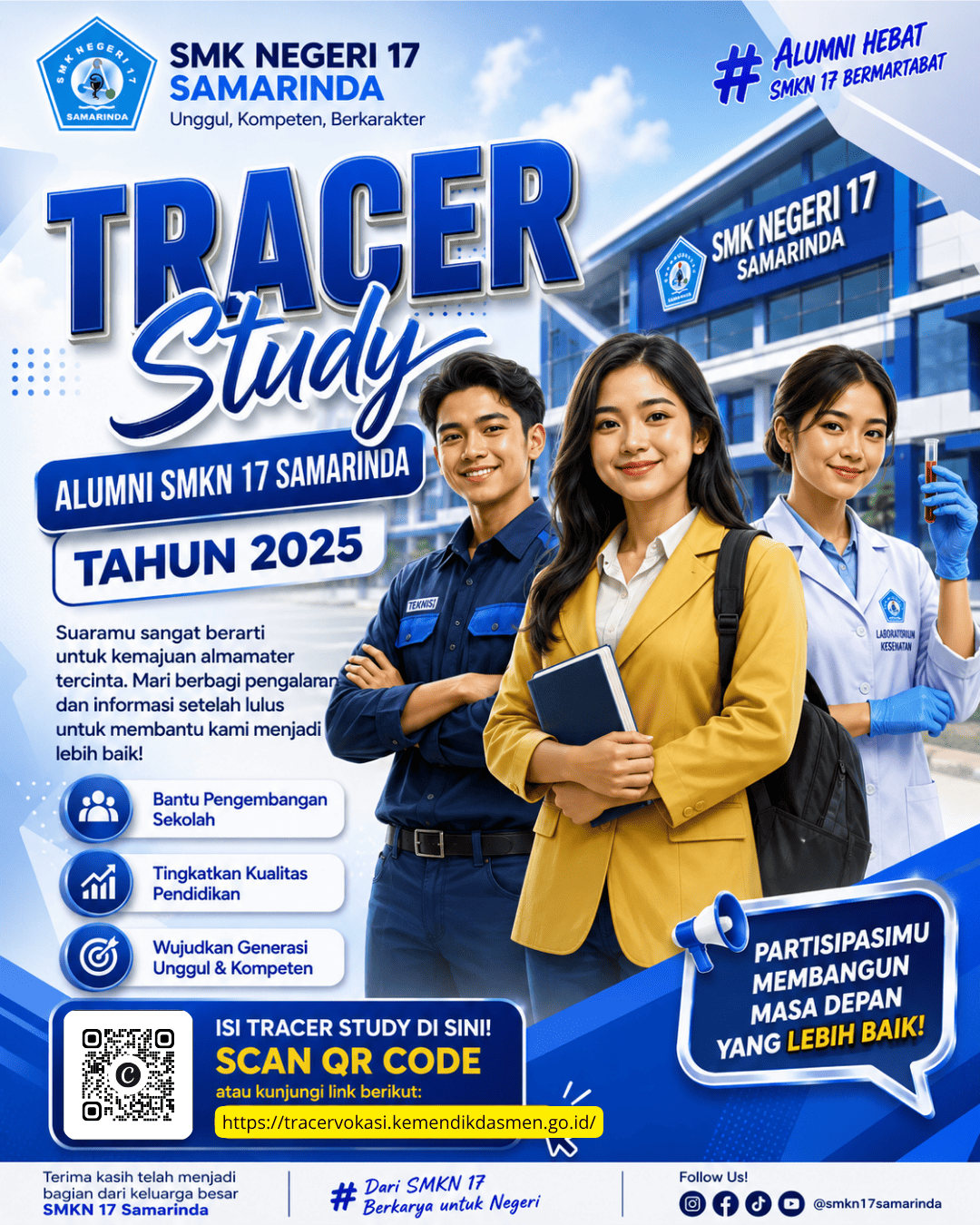 Tracer Study Alumni SMKN 17 Samarinda Lulusan Tahun 2025: Suara Alumni, Bekal untuk Kemajuan Sekolah Tracer Study Alumni SMKN 17 Samarinda Lulusan Tahun 2025: Suara Alumni, Bekal untuk Kemajuan Sekolah