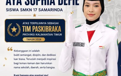Aya Sophia Defie, Siswa SMKN 17 Samarinda, Wakili Kalimantan Timur sebagai Tim Paskibraka Provinsi 2026